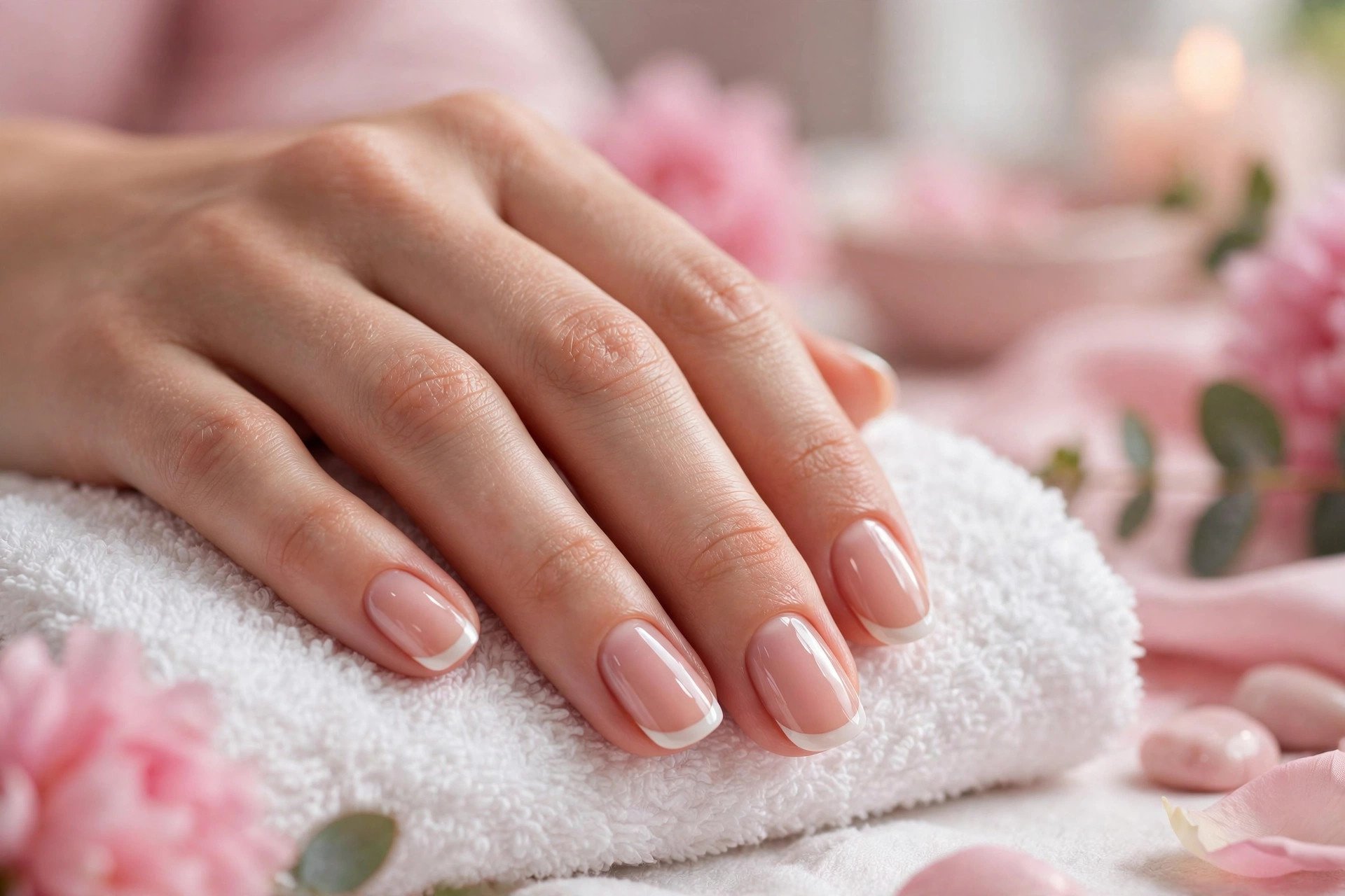 Classic French manicure